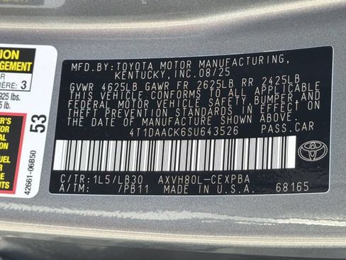 Used 2025 Toyota Camry XSE FWD image 32