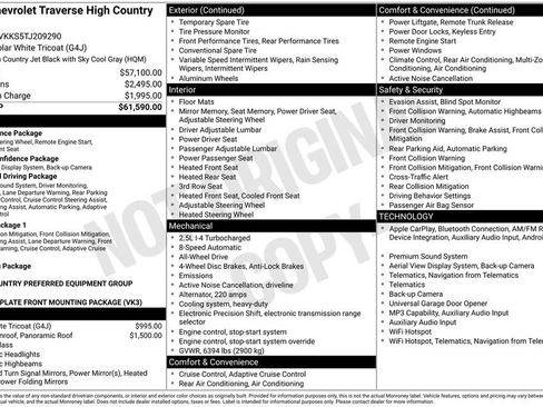 Certified 2026 Chevrolet Traverse High Country AWD/4WD image 34