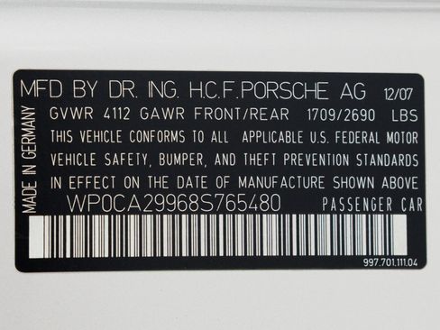 Used 2008 Porsche 911 Carrera RWD image 7