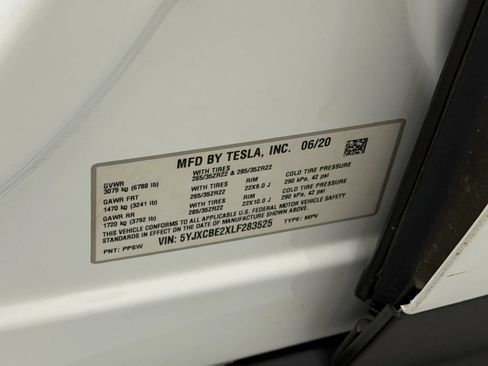 Used 2020 Tesla Model X Long Range AWD/4WD image 98