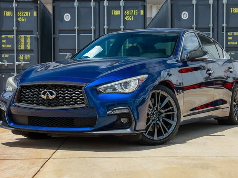 Used 2019 INFINITI Q50 Red Sport 400 w/ Cargo Package (L96) RWD image 1