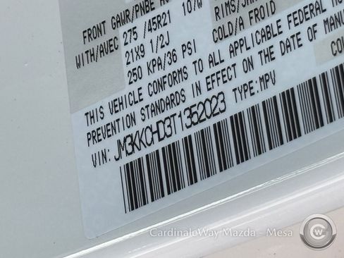 New 2026 MAZDA CX-90 3.3 Turbo w/ Premium Sport Pkg image 21