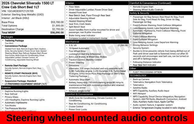 Used 2026 Chevrolet Silverado 1500 LT AWD/4WD image 41