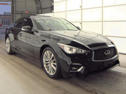 Used 2021 INFINITI Q50 Luxe w/ Seat & Sound Package image 2