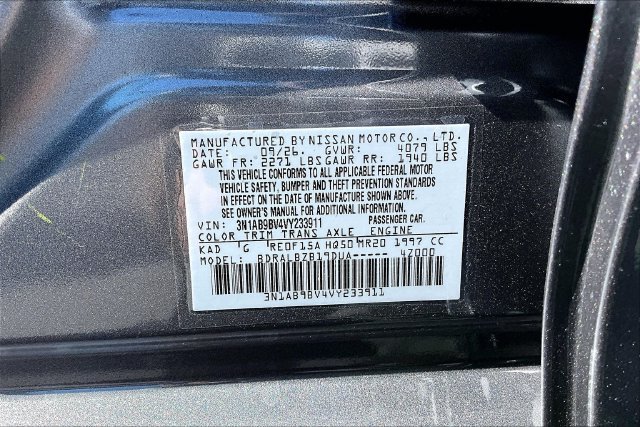 New 2027 Nissan Sentra S w/ Floor Mat Package FWD image 13