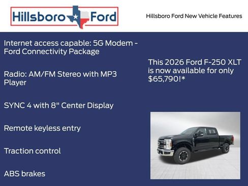 New 2026 Ford F250 XLT w/ Tremor Off-Road Package AWD/4WD image 15