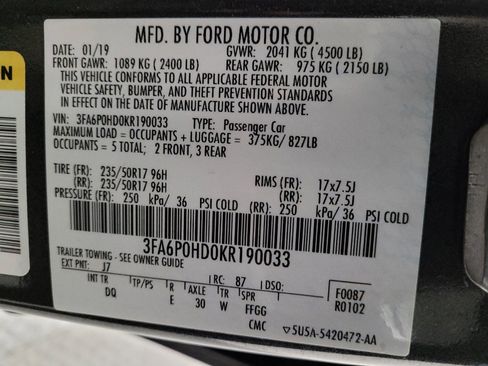 Used 2019 Ford Fusion SE image 33