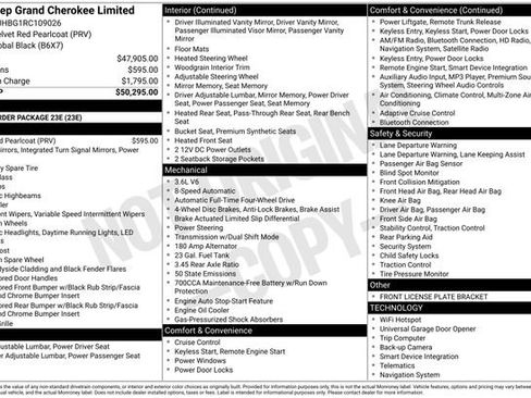 Used 2024 Jeep Grand Cherokee Limited AWD/4WD image 44