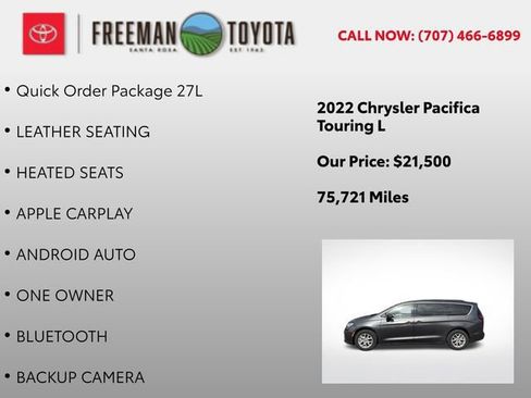 Used 2022 Chrysler Pacifica Touring-L FWD image 5