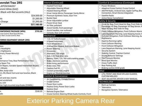 Used 2025 Chevrolet Trax RS w/ Driver Confidence Package image 7