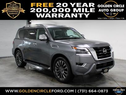 Used 2023 Nissan Armada Platinum w/ Captain's Chairs Package