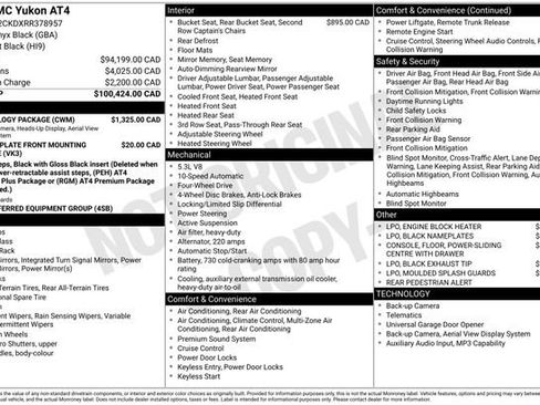 Used 2024 GMC Yukon AT4 w/ Technology Package AWD/4WD image 1