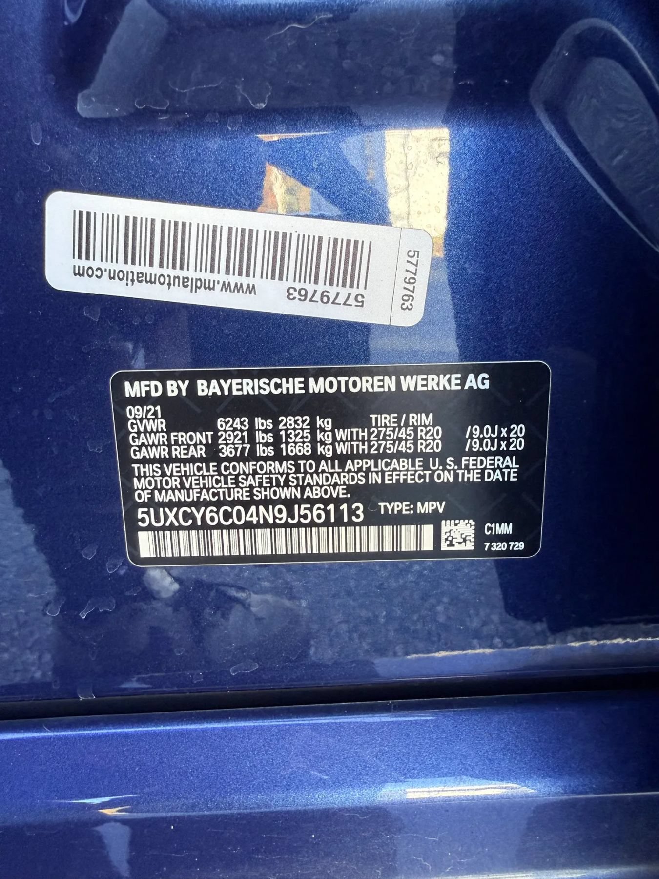 Used 2022 BMW X6 xDrive40i w/ M Sport Package AWD/4WD image 25