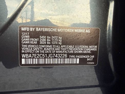 Used 2018 BMW 740i RWD image 26