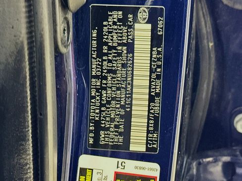 Used 2022 Toyota Camry LE FWD image 33