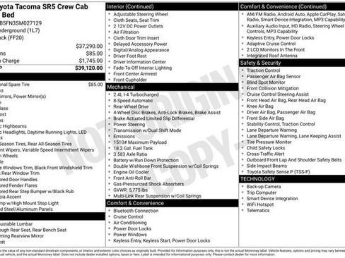 Used 2025 Toyota Tacoma SR5 RWD image 32