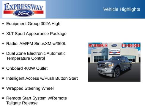 Used 2023 Ford F150 XLT w/ Equipment Group 302A High AWD/4WD image 2