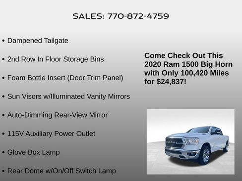 Used 2020 RAM 1500 Big Horn image 29
