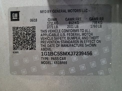 Used 2018 Chevrolet Cruze LS FWD image 33