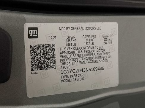 Used 2022 Chevrolet Corvette Stingray Premium Cpe w/ Z51 Performance Package RWD image 39
