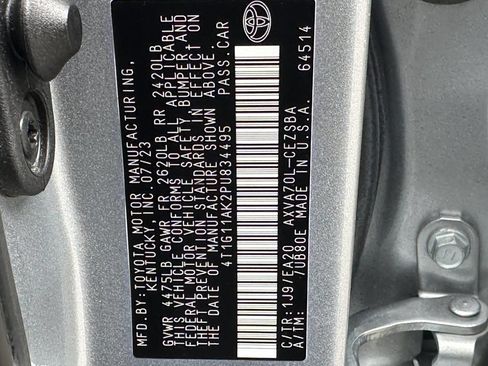 Certified 2023 Toyota Camry SE FWD image 27