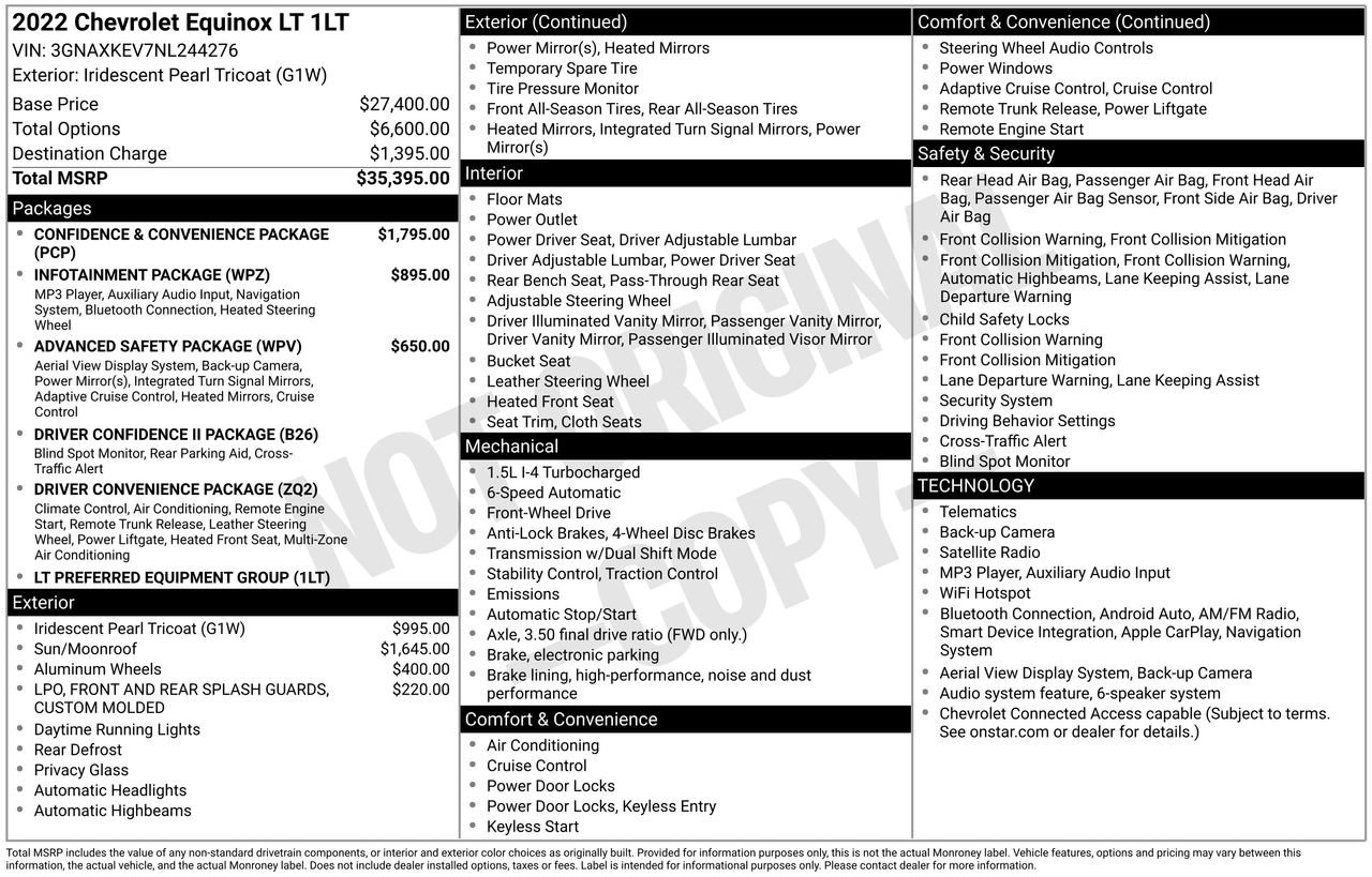 Used 2022 Chevrolet Equinox LT FWD image 5