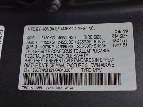 Used 2019 Honda CR-V EX-L image 37