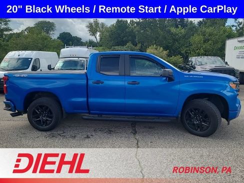 Used 2025 Chevrolet Silverado 1500 Custom w/ Turbomax Blackout Package AWD/4WD image 6