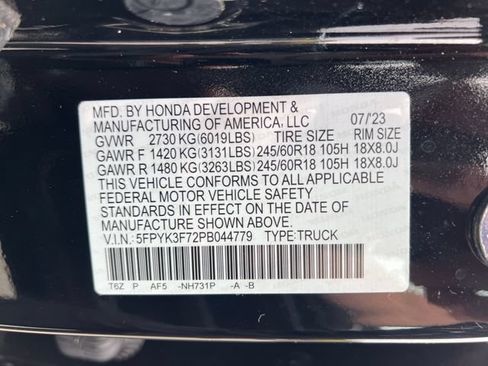 Used 2023 Honda Ridgeline RTL-E image 16