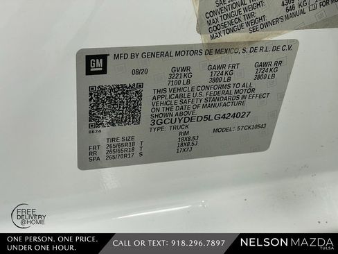 Used 2020 Chevrolet Silverado 1500 LT w/ Texas Edition image 56