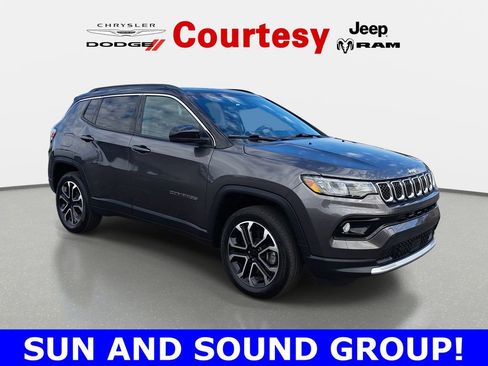 Certified 2023 Jeep Compass Limited w/ Sun and Sound Group image 1