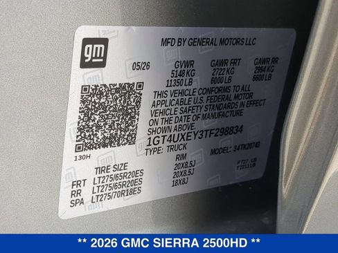 New 2026 GMC Sierra 2500 Denali Ultimate AWD/4WD image 35