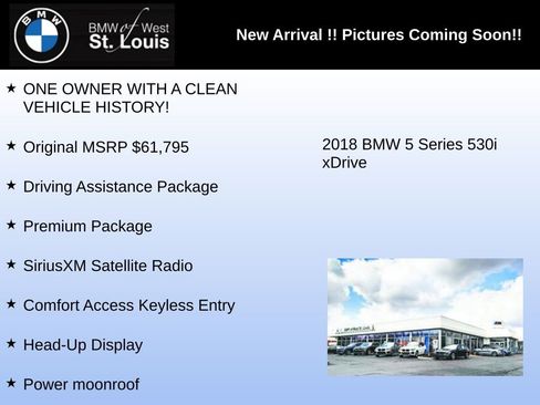 Used 2018 BMW 530i xDrive image 3