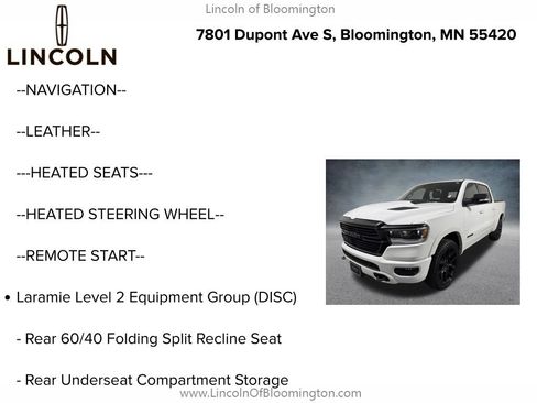 Used 2021 RAM 1500 Laramie AWD/4WD image 5