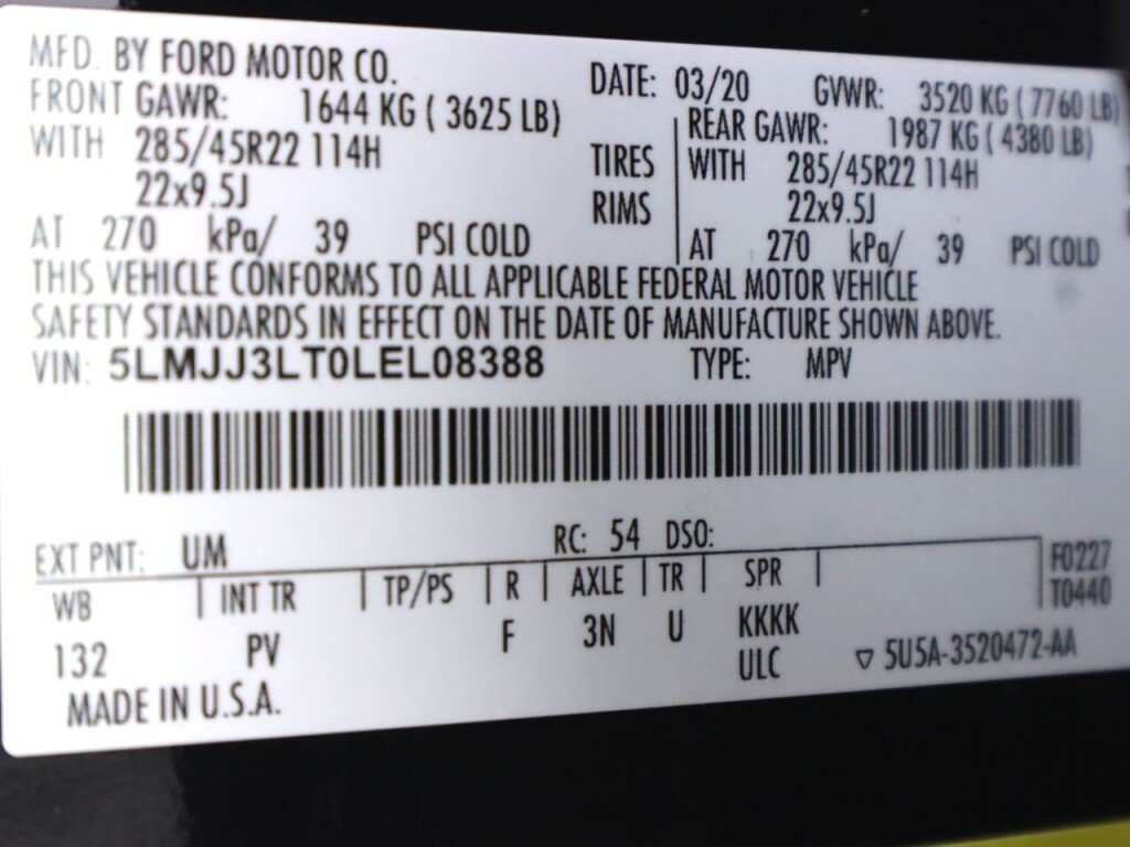 Used 2020 Lincoln Navigator L Reserve w/ Equipment Group 208A Reserve AWD/4WD image 52
