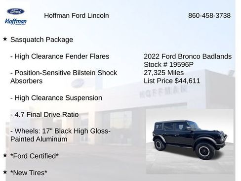 Certified 2022 Ford Bronco Badlands AWD/4WD image 24