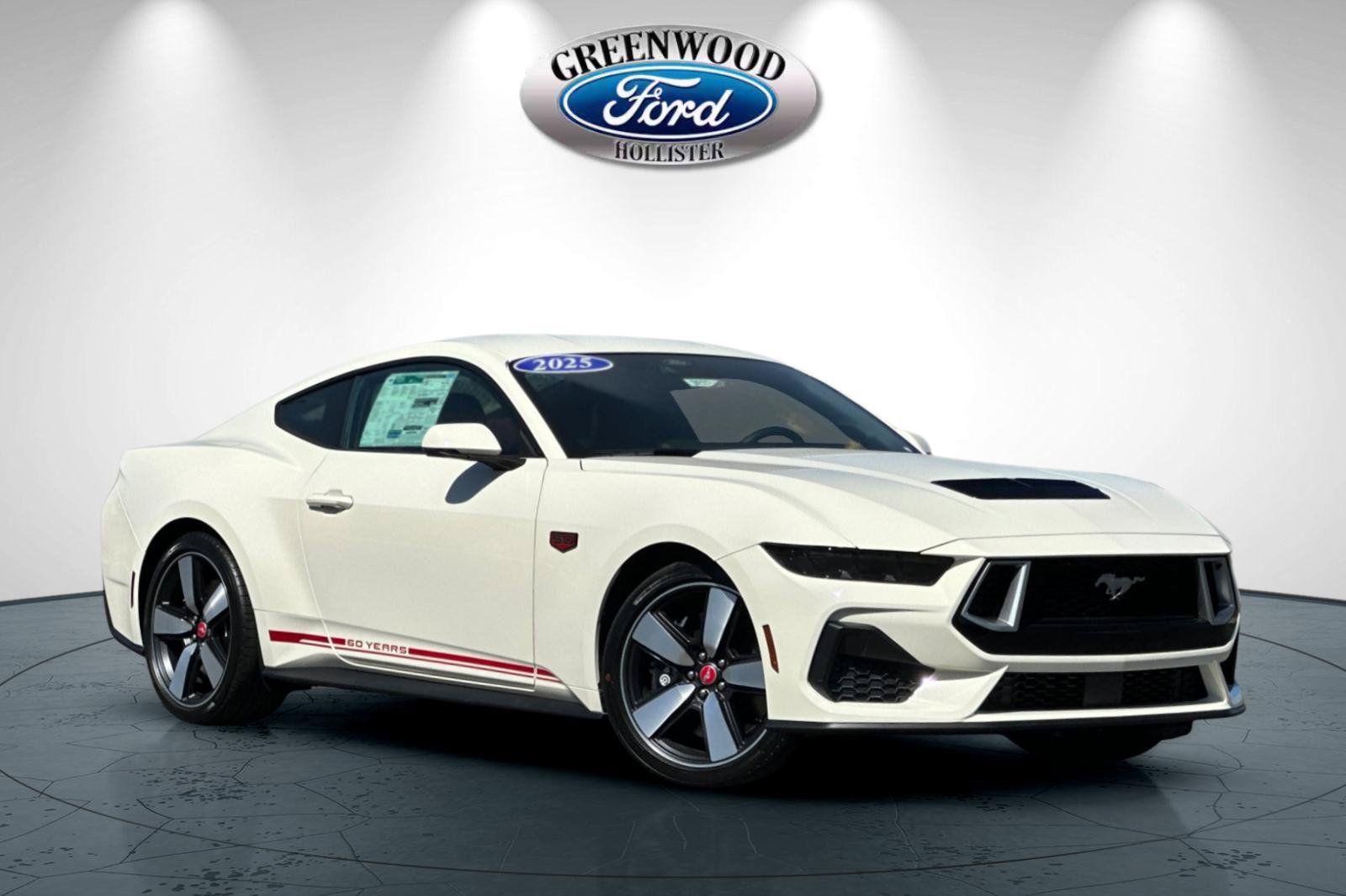 New 2025 Ford Mustang GT Premium w/ 60th Anniversary Package RWD image 1