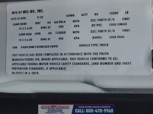 New 2024 Chevrolet Low Cab Forward RWD image 10