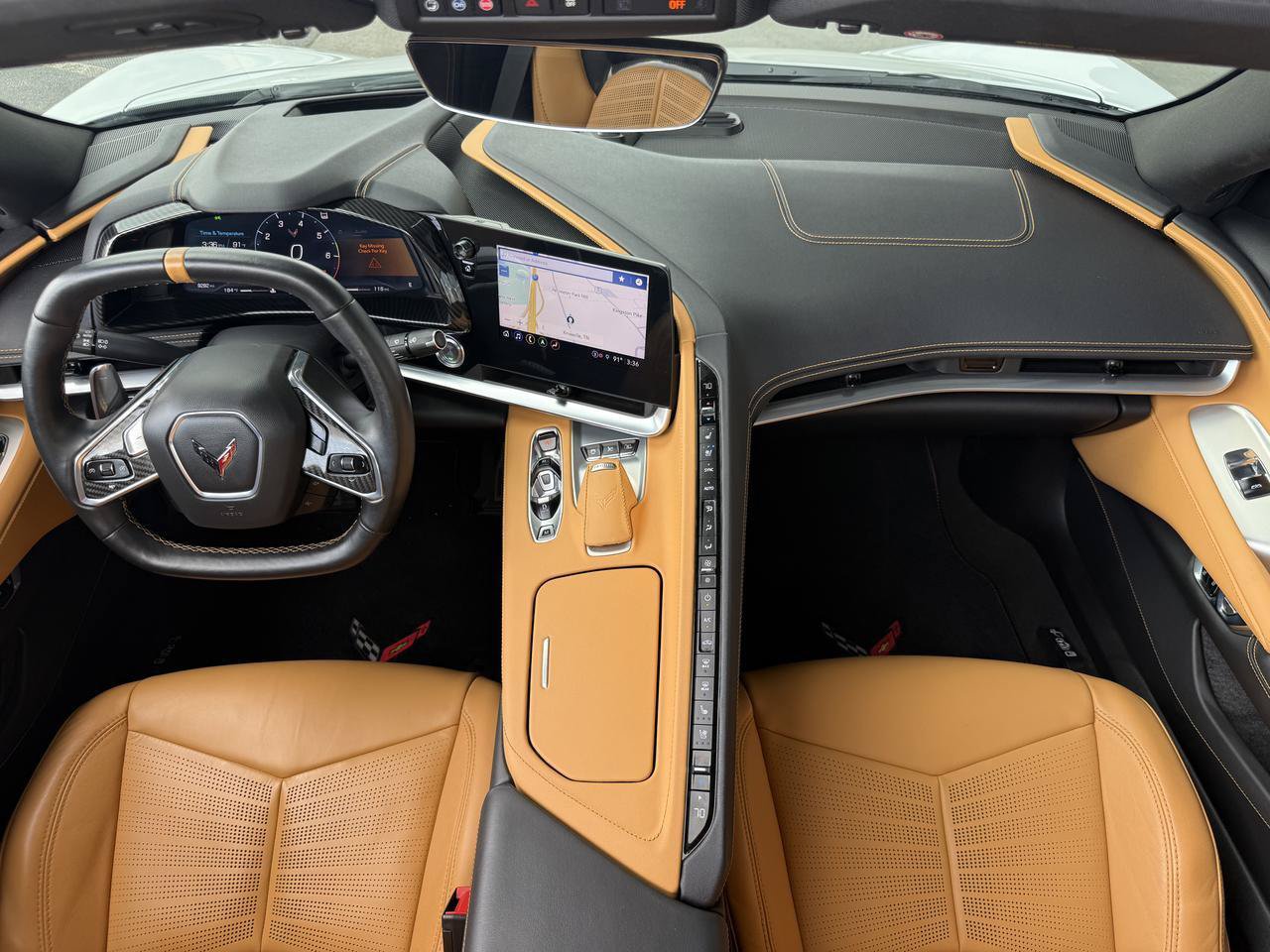 Used 2021 Chevrolet Corvette Coupe w/ 2LT w/ Engine Appearance Package RWD image 32