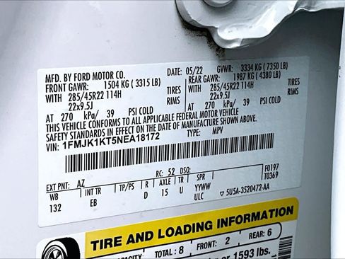 Certified 2022 Ford Expedition Max Limited RWD image 34