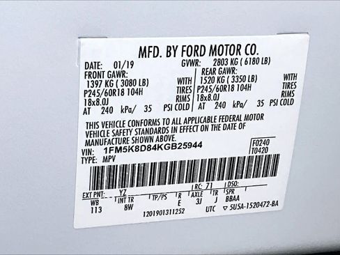 Used 2019 Ford Explorer XLT w/ Equipment Group 201A image 33