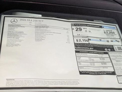 New 2026 Mercedes-Benz GLA 250 image 18