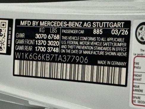 Certified 2026 Mercedes-Benz S 580e 4MATIC Sedan image 27