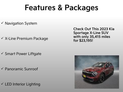 Certified 2023 Kia Sportage X-Line w/ X-Line Premium Package AWD/4WD image 4