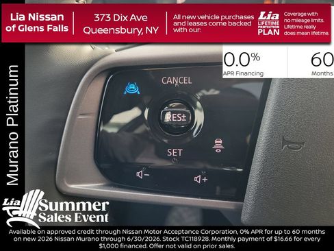New 2026 Nissan Murano Platinum w/ Cargo Package AWD/4WD image 16