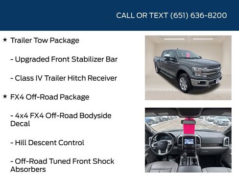 Used 2018 Ford F150 Lariat w/ Equipment Group 502A Luxury image 20