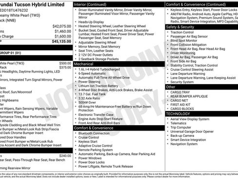 New 2026 Hyundai Tucson Limited AWD/4WD image 20