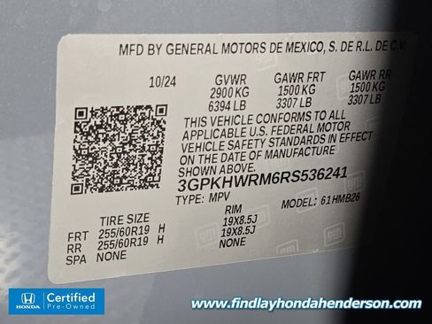 Used 2024 Honda Prologue Touring image 14