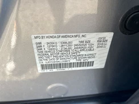Certified 2020 Acura MDX FWD w/ Technology Package image 12