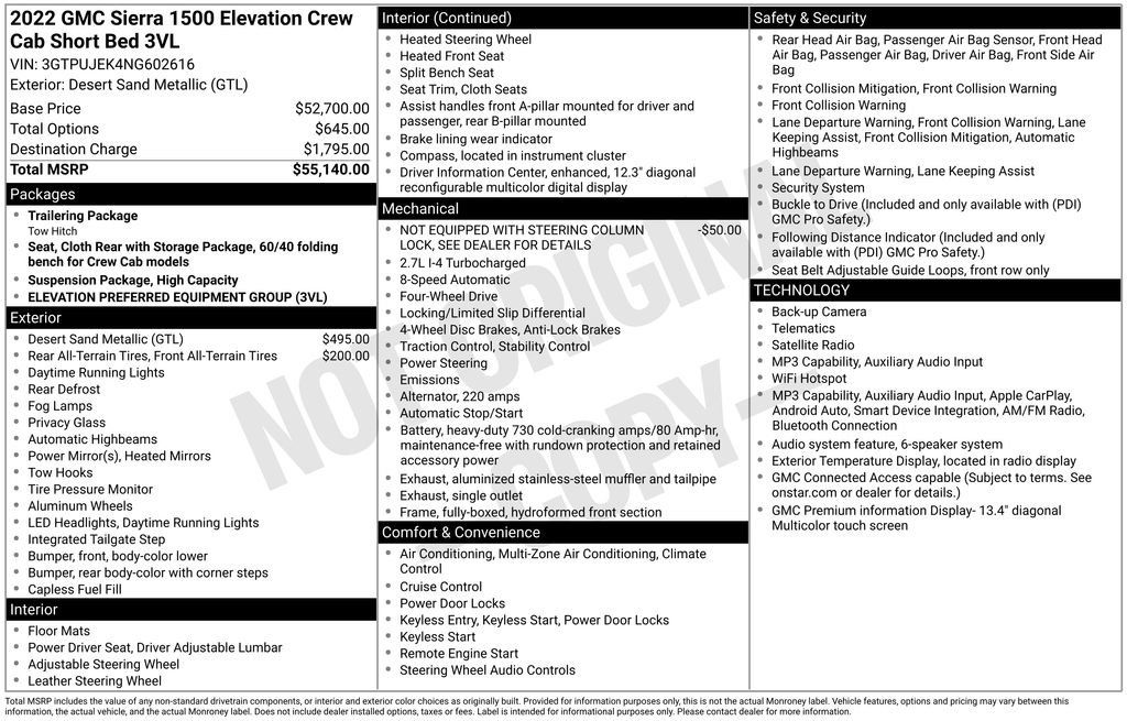 Certified 2022 GMC Sierra 1500 Elevation AWD/4WD image 31